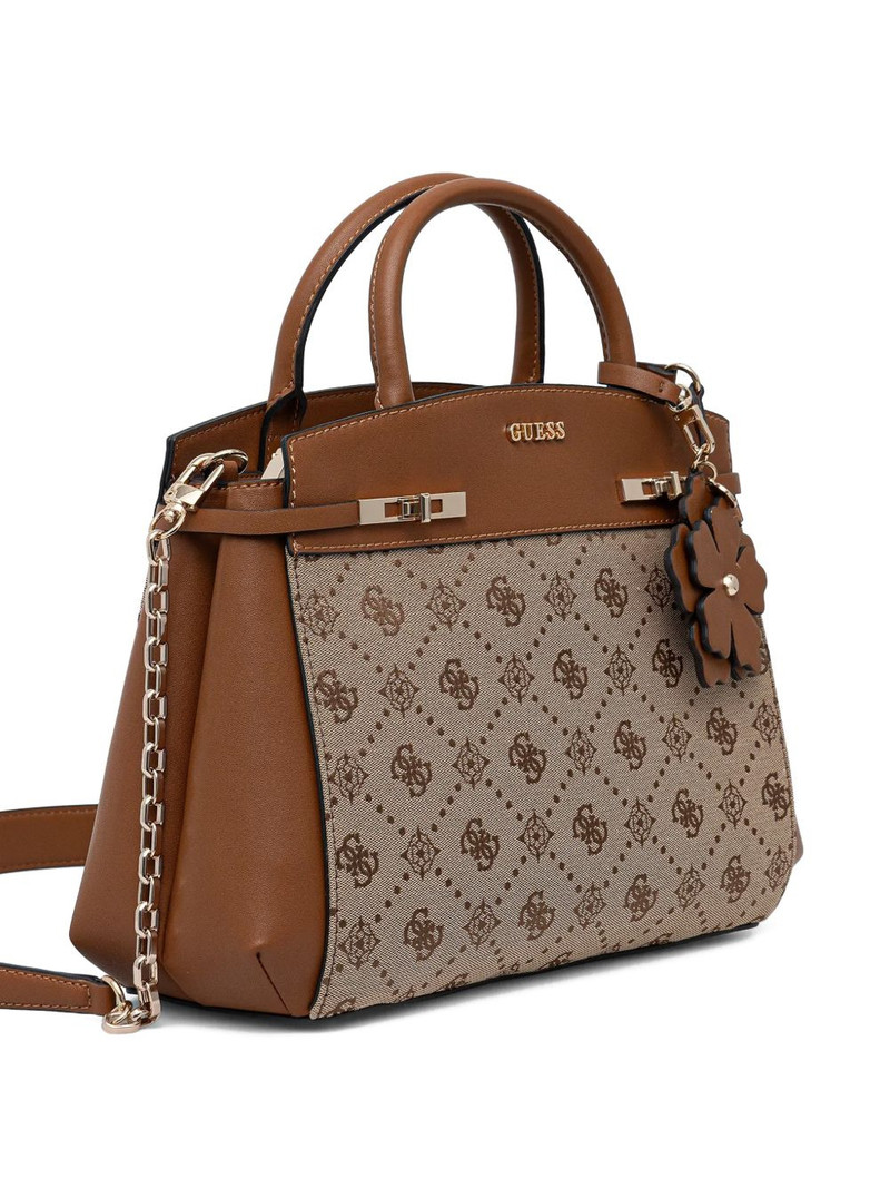 GUESS USA Melinda flower charm print tote bag outlook