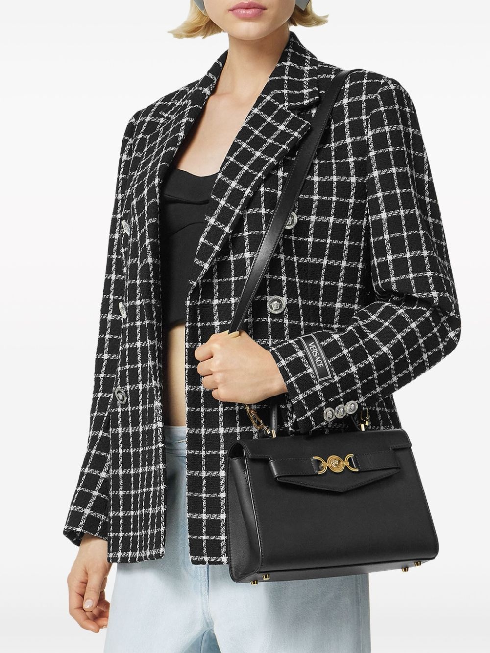 leather tote bag - 2