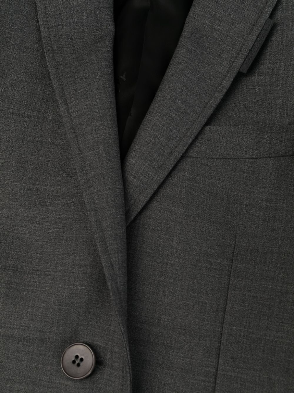 tailored single-breasted coat - 7