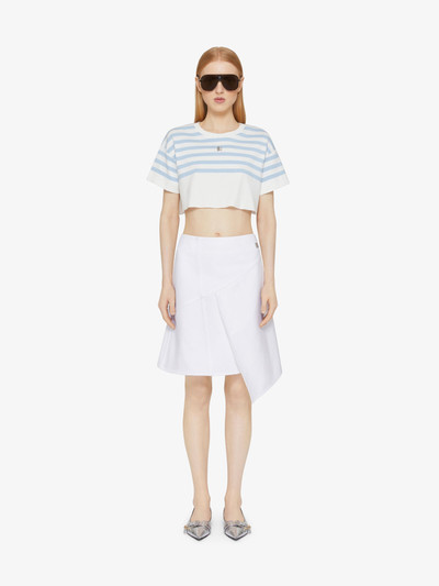 Givenchy WRAP SKIRT IN DENIM WITH 4G DETAIL outlook