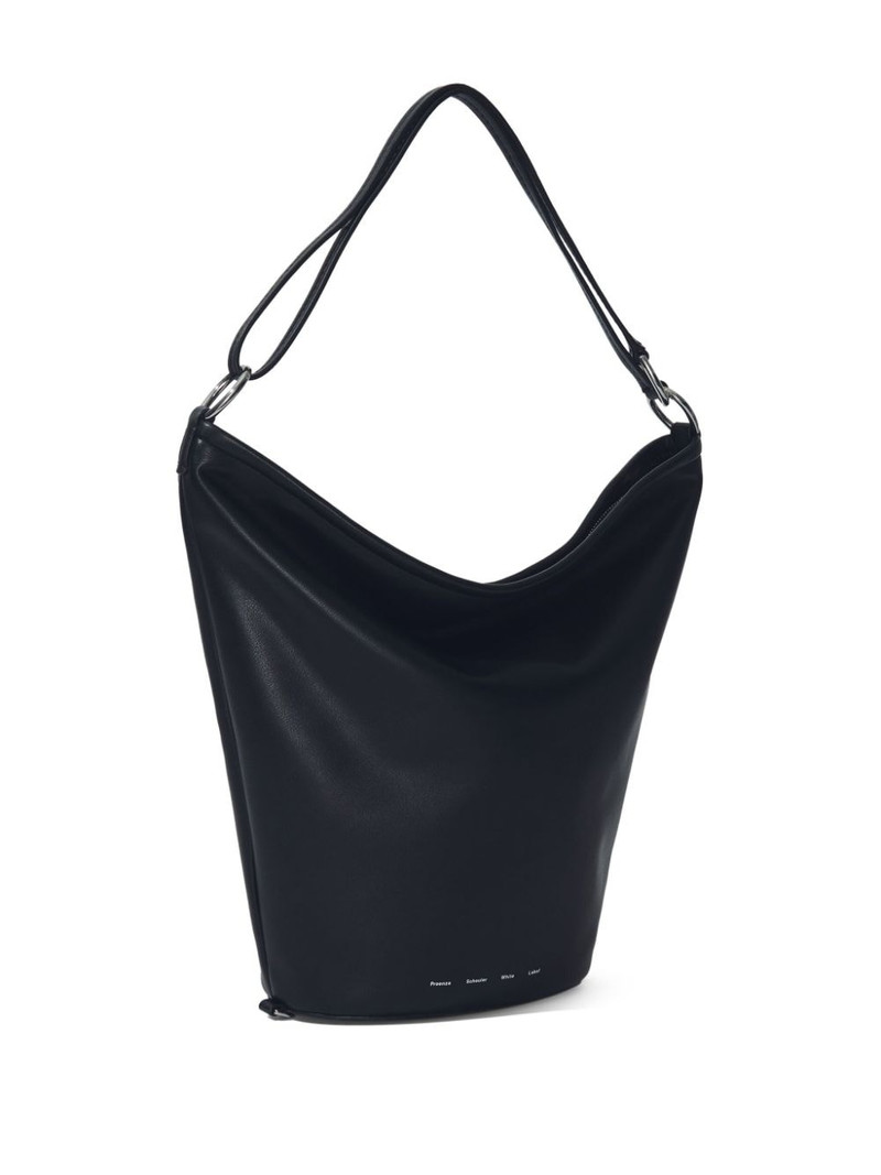 Sling leather bucket bag 4