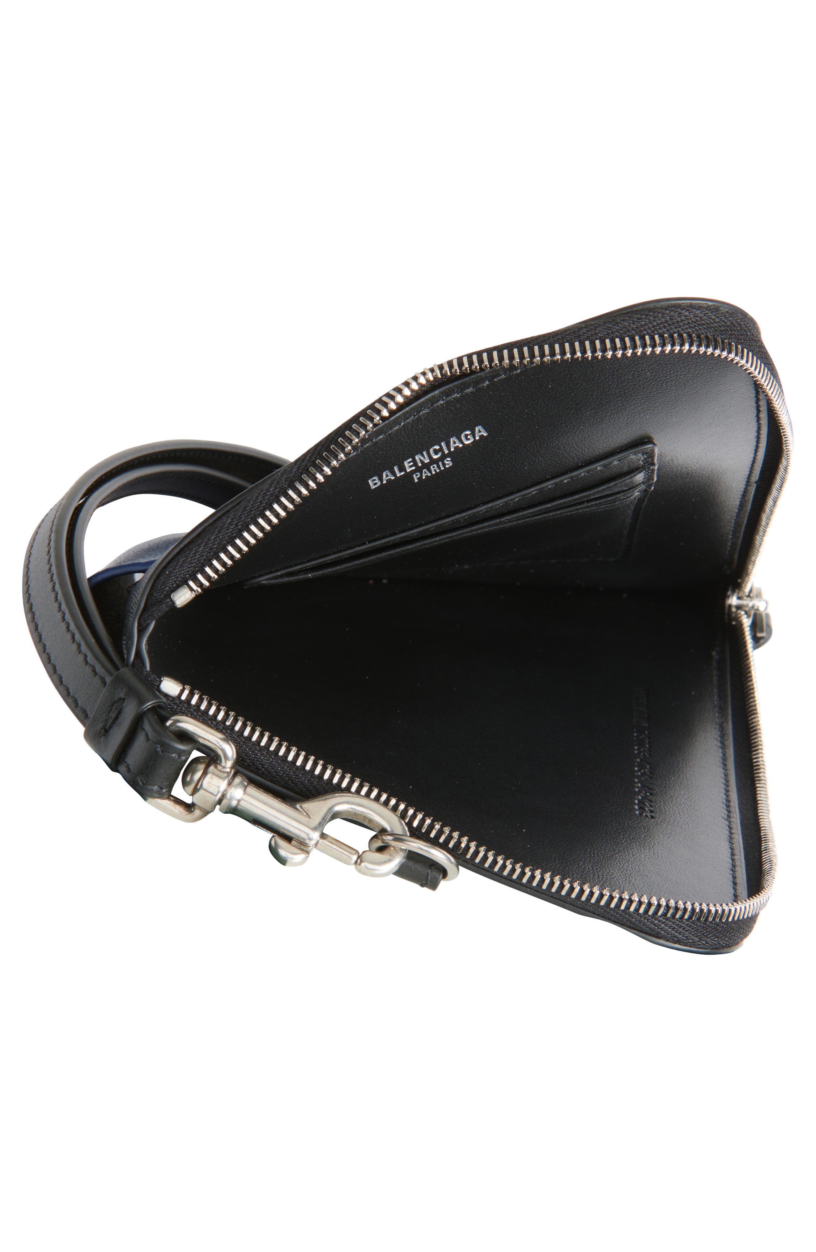 Balenciaga Passport Leather Phone Case in 4734 Passport Blue at Nordstrom - 3