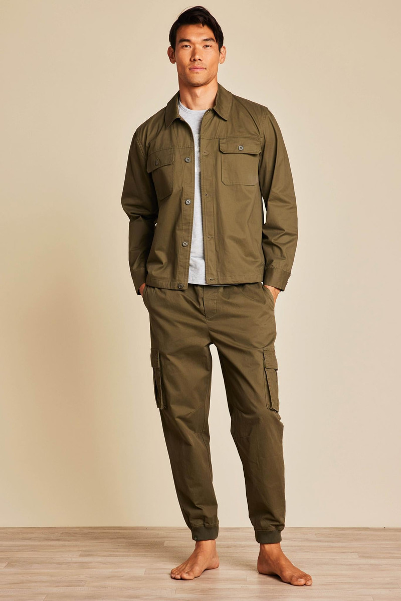 Malibu Collection® Cotton Twill Shirt Jacket 1