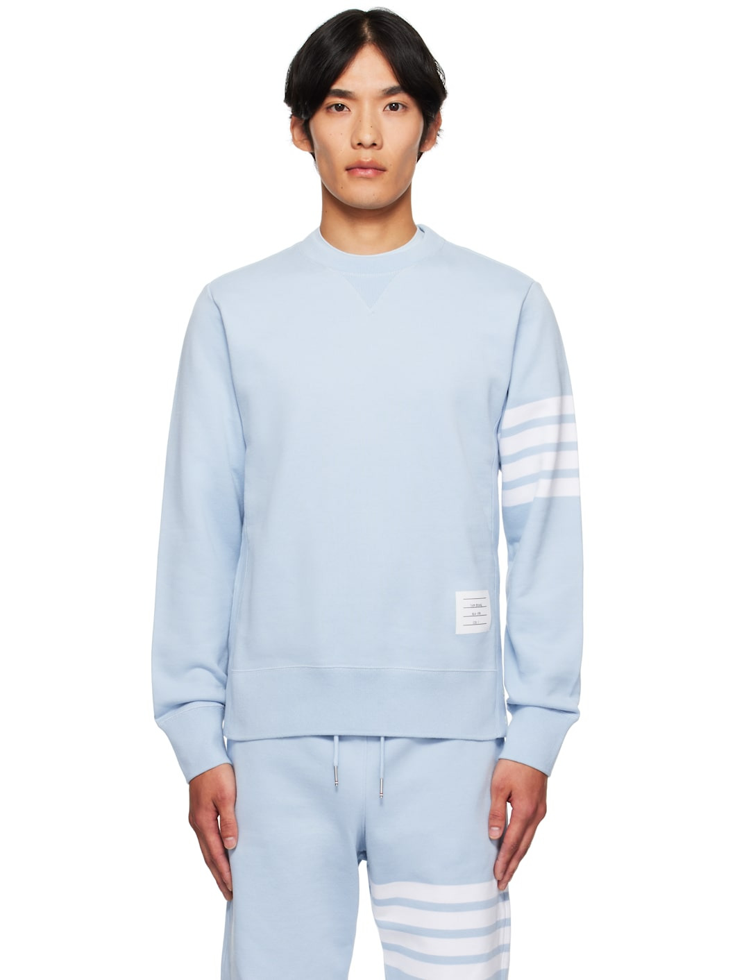 Blue Classic Loopback 4-Bar Sweatshirt - 1