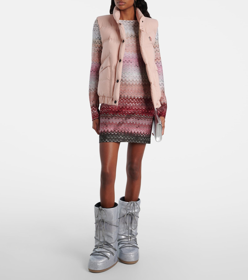 MOON BOOT Icon glitter knee-high boots outlook