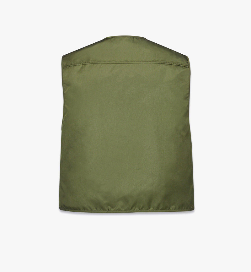 Vest in ECONYL® and Monogram Print Leather 3