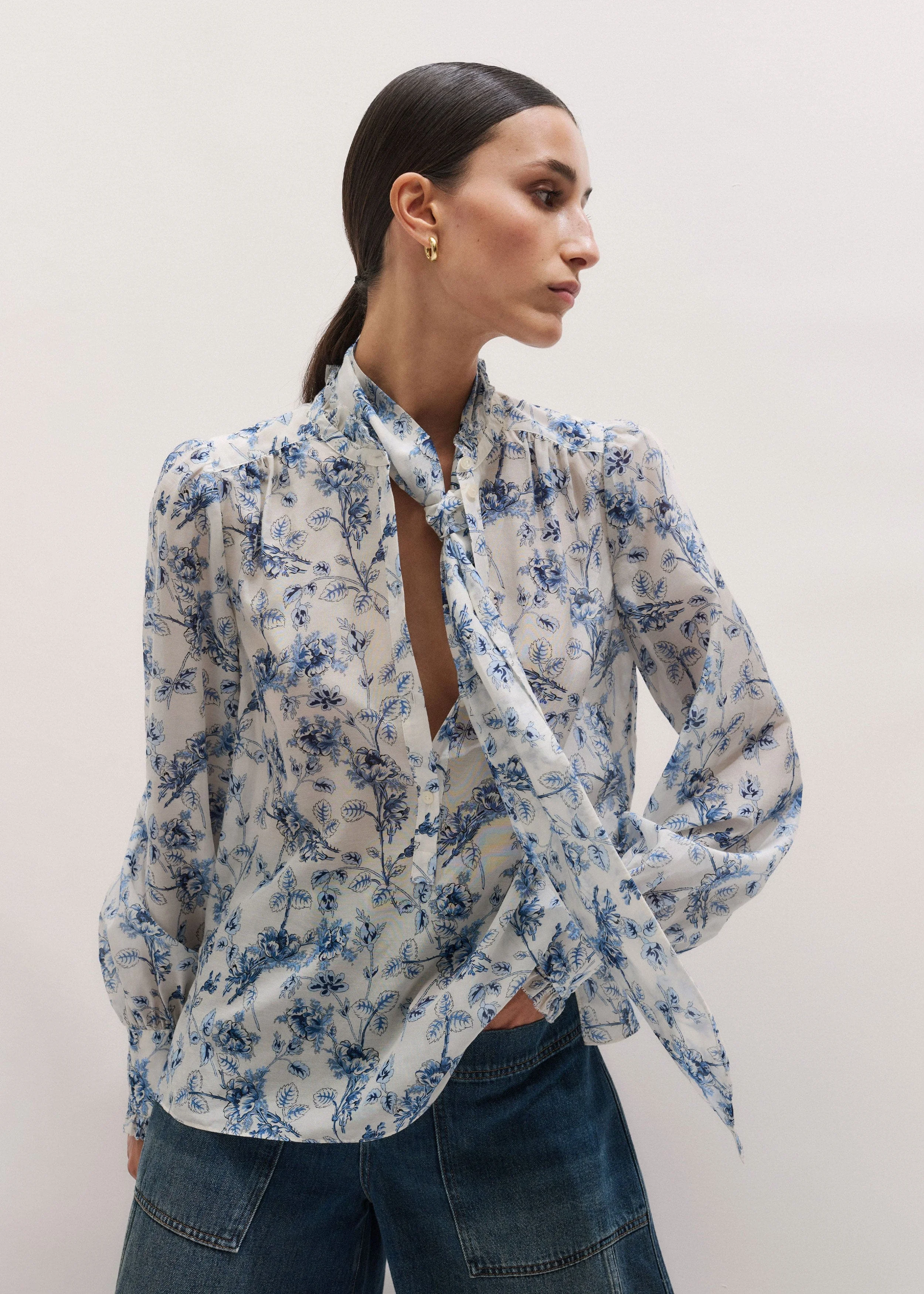 Straight Blouse - 1