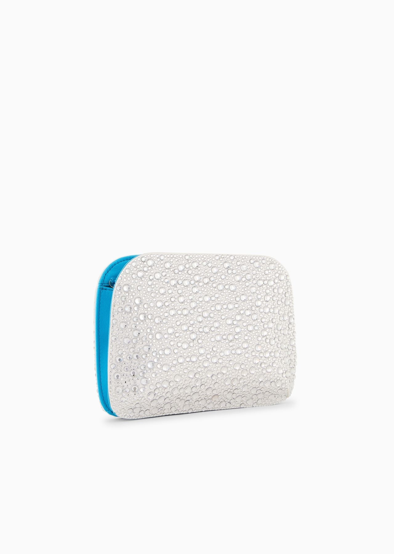 La Prima satin and rhinestone clutch bag - 2