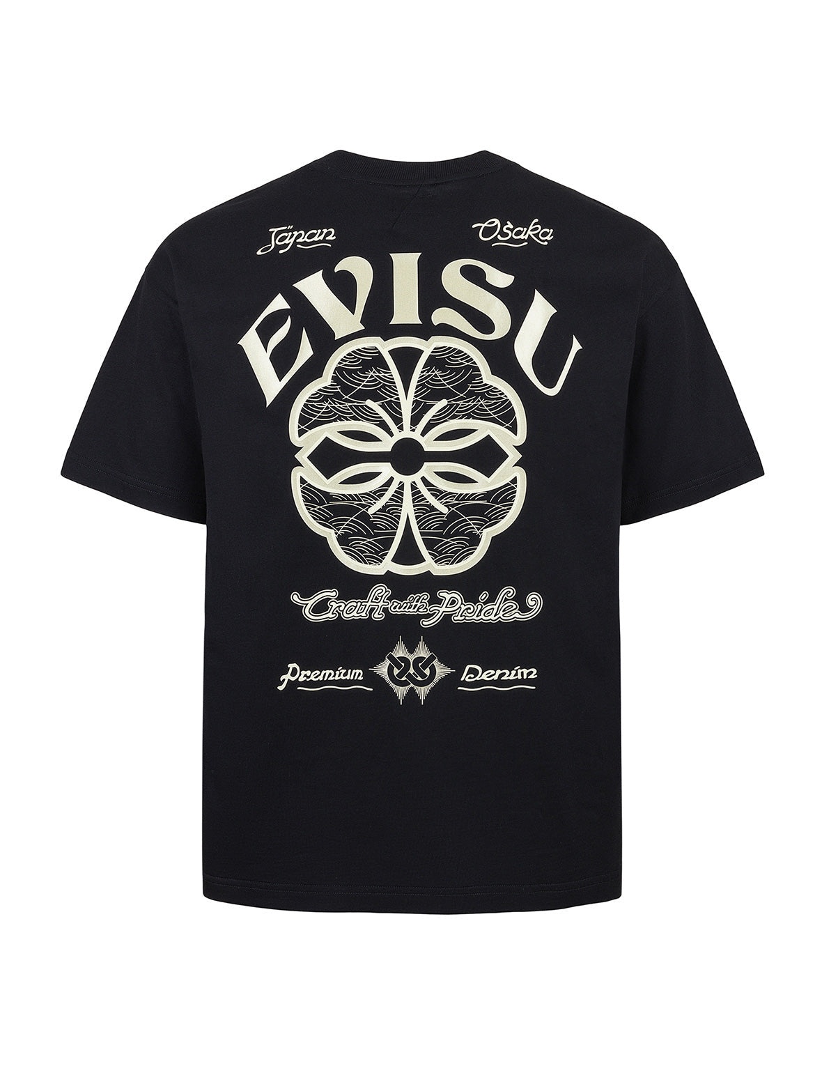 Kamon and Logo Print Relax Fit T-shirt - 10
