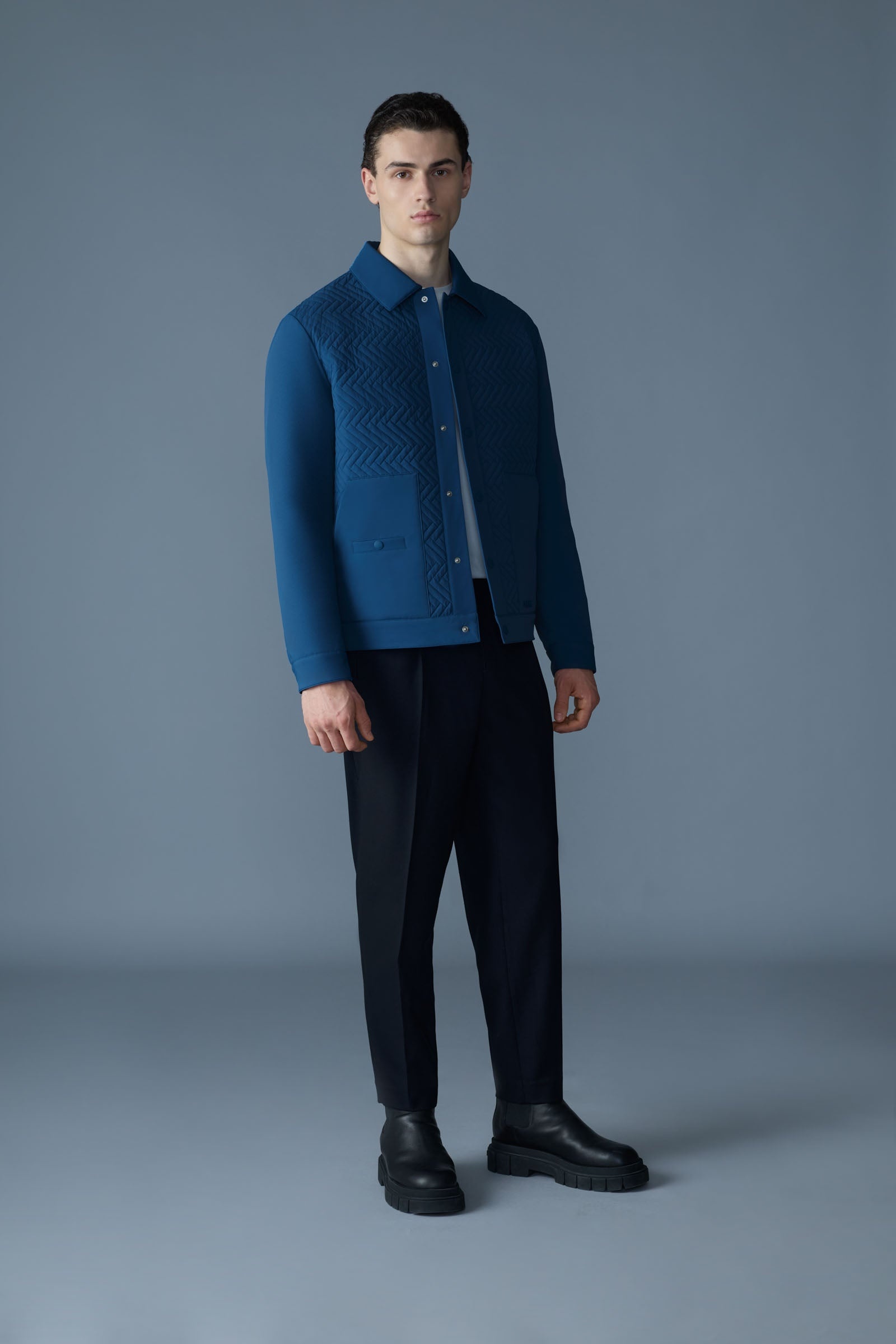 MAXWELL Quilted Down Shirt Jacket - 3