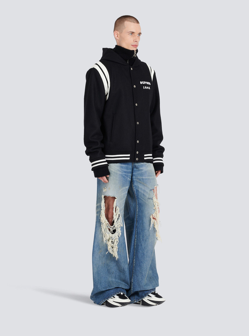 Hooded wool teddy jacket 5