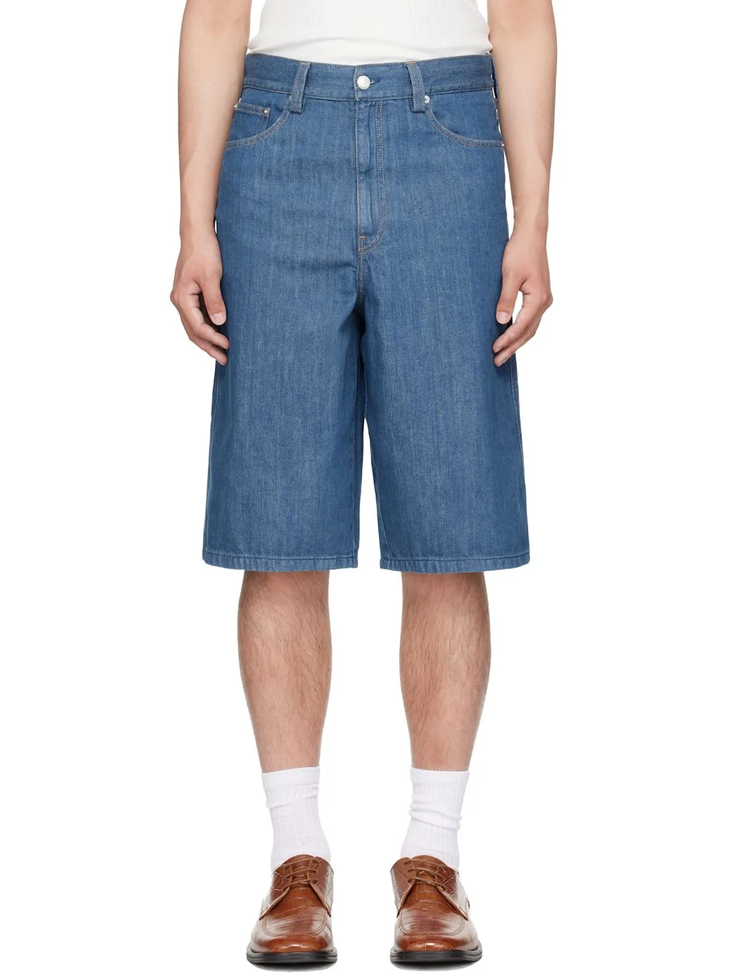 Indigo Westland Denim Shorts - 1