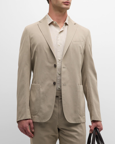 ZEGNA Men's Cotton Silk Suit outlook