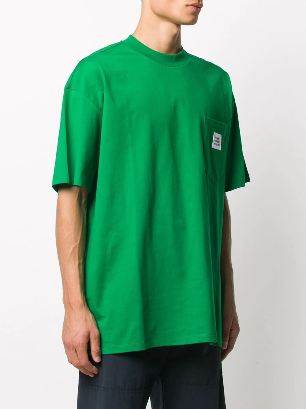 patch pocket cotton T-shirt - 3