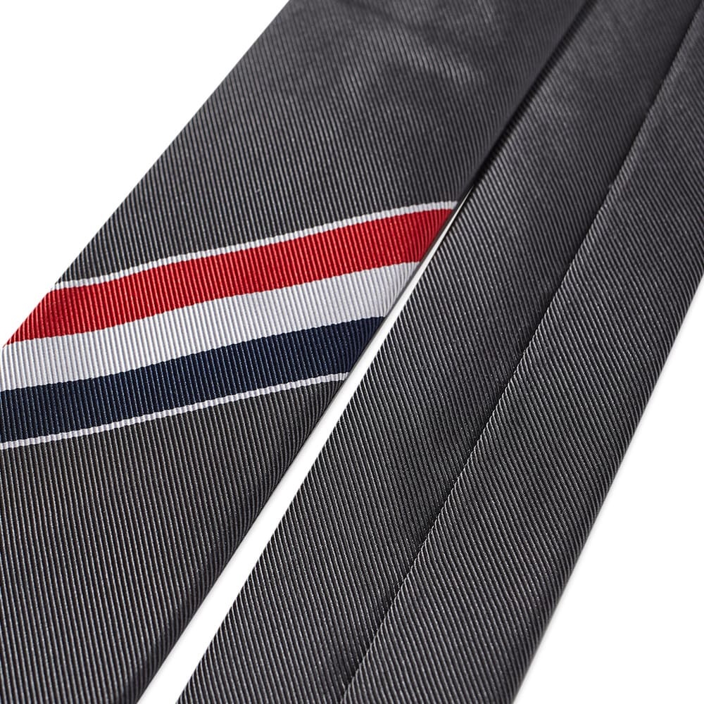Thom Browne Grosgrain Stripe Tie - 3