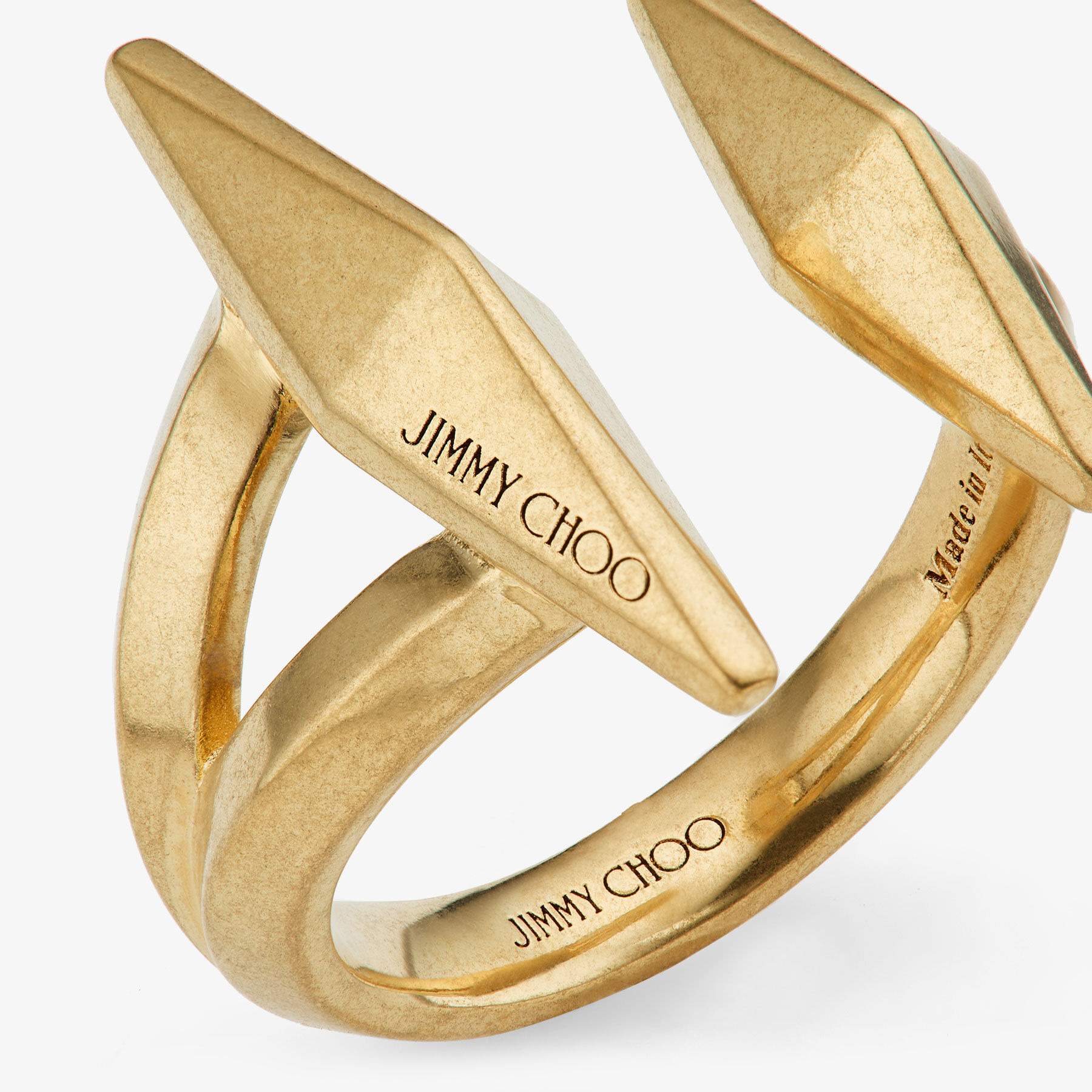 Double Diamond Ring
Gold Finish Double Ring - 3