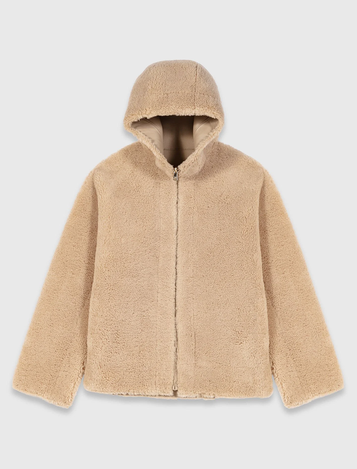 Reversible coat with hood - 1