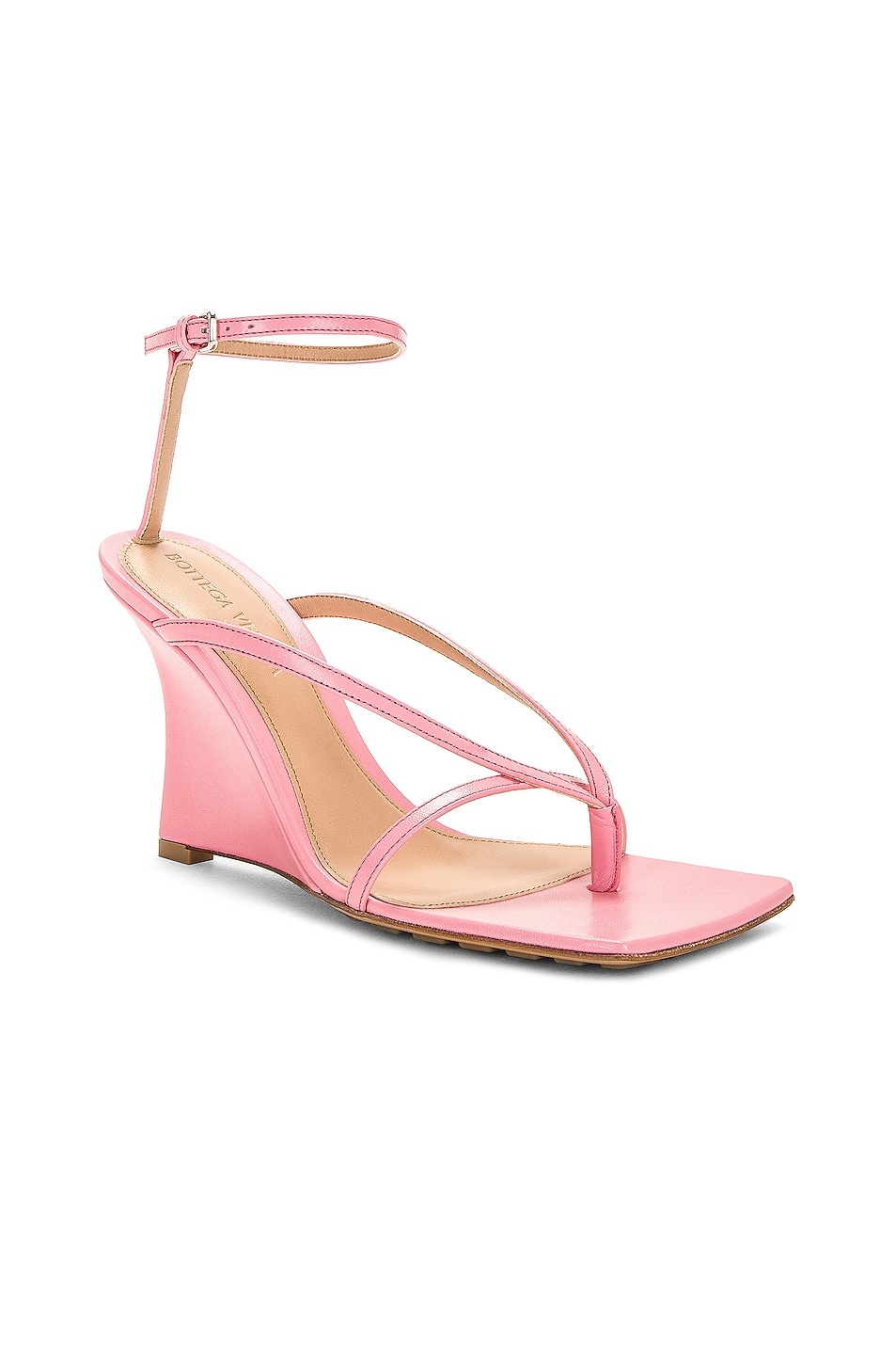 Stretch Ankle Strap Wedge Sandal - 2