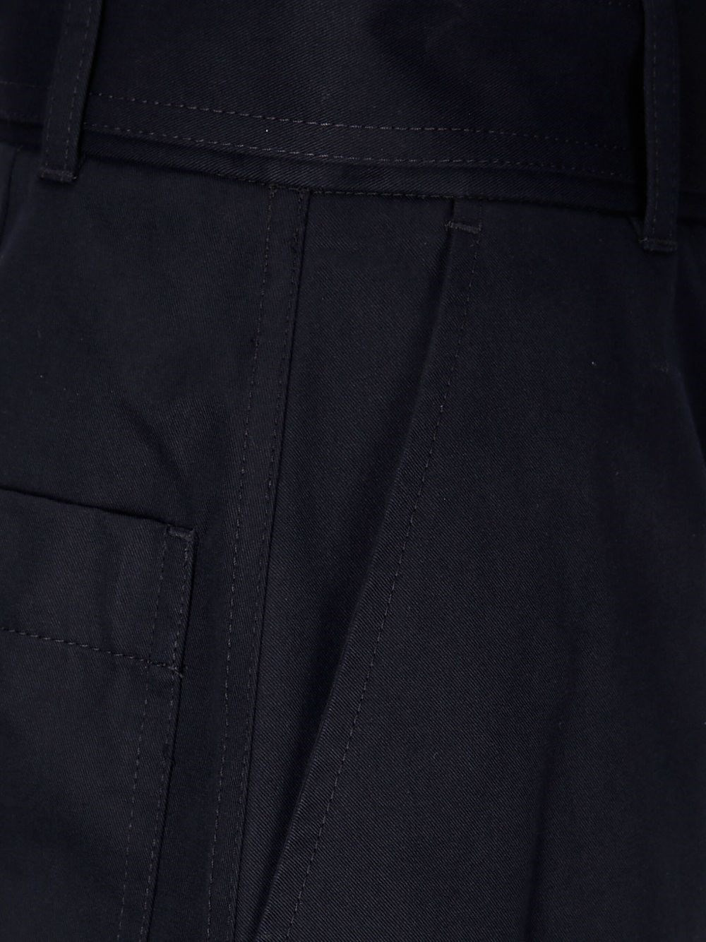 Round leg cotton trousers - 2