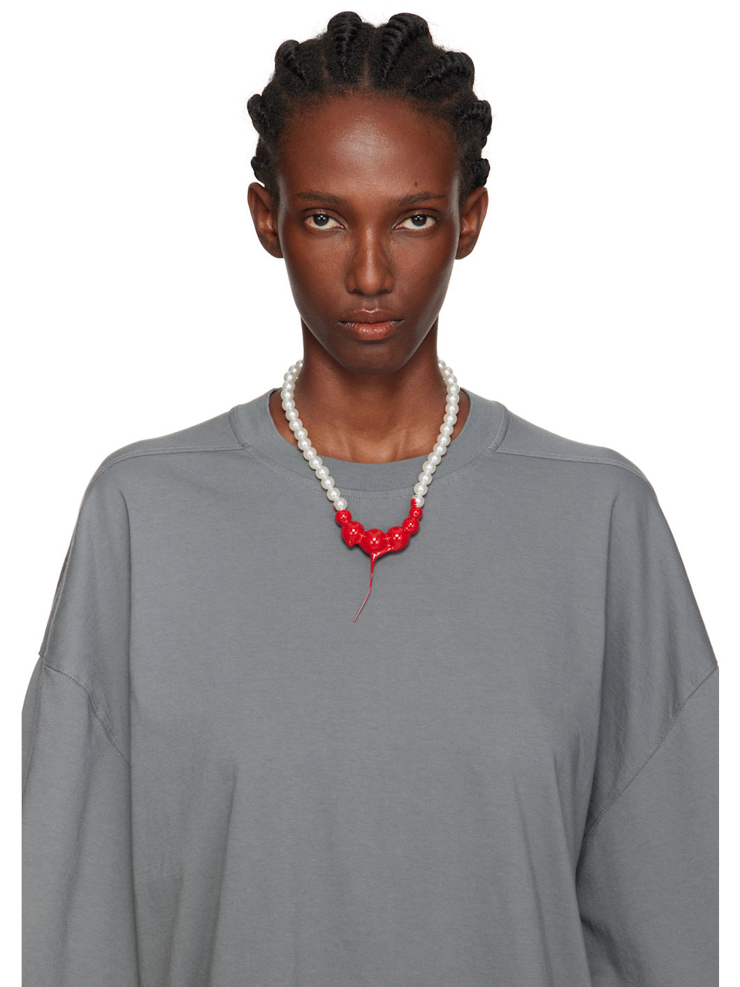 Dipped Pearl Necklace - 2