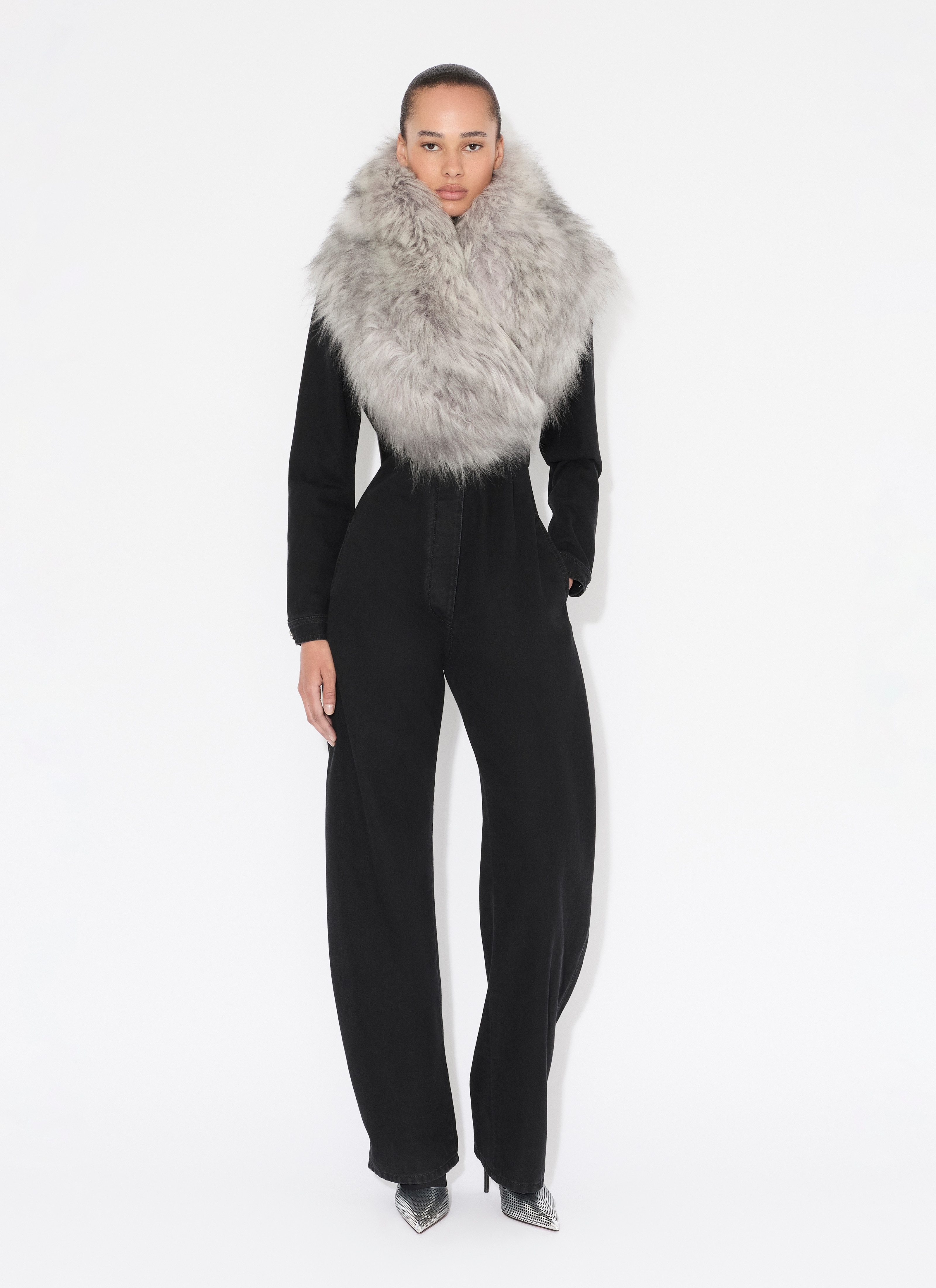 SHEARLING SCARF - 2