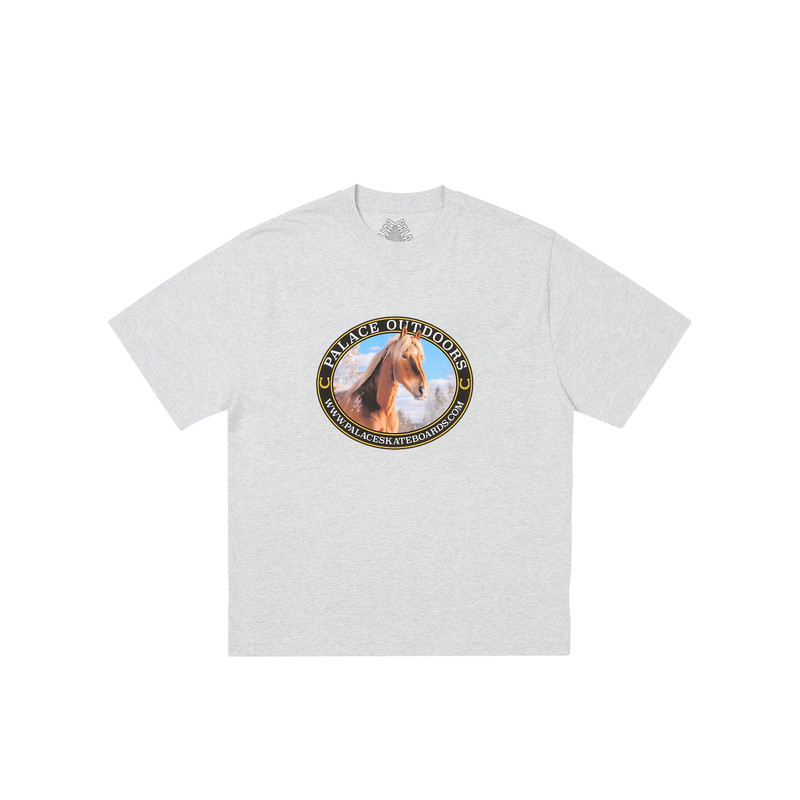 EQUESTRIAN T-SHIRT GREY MARL - 1