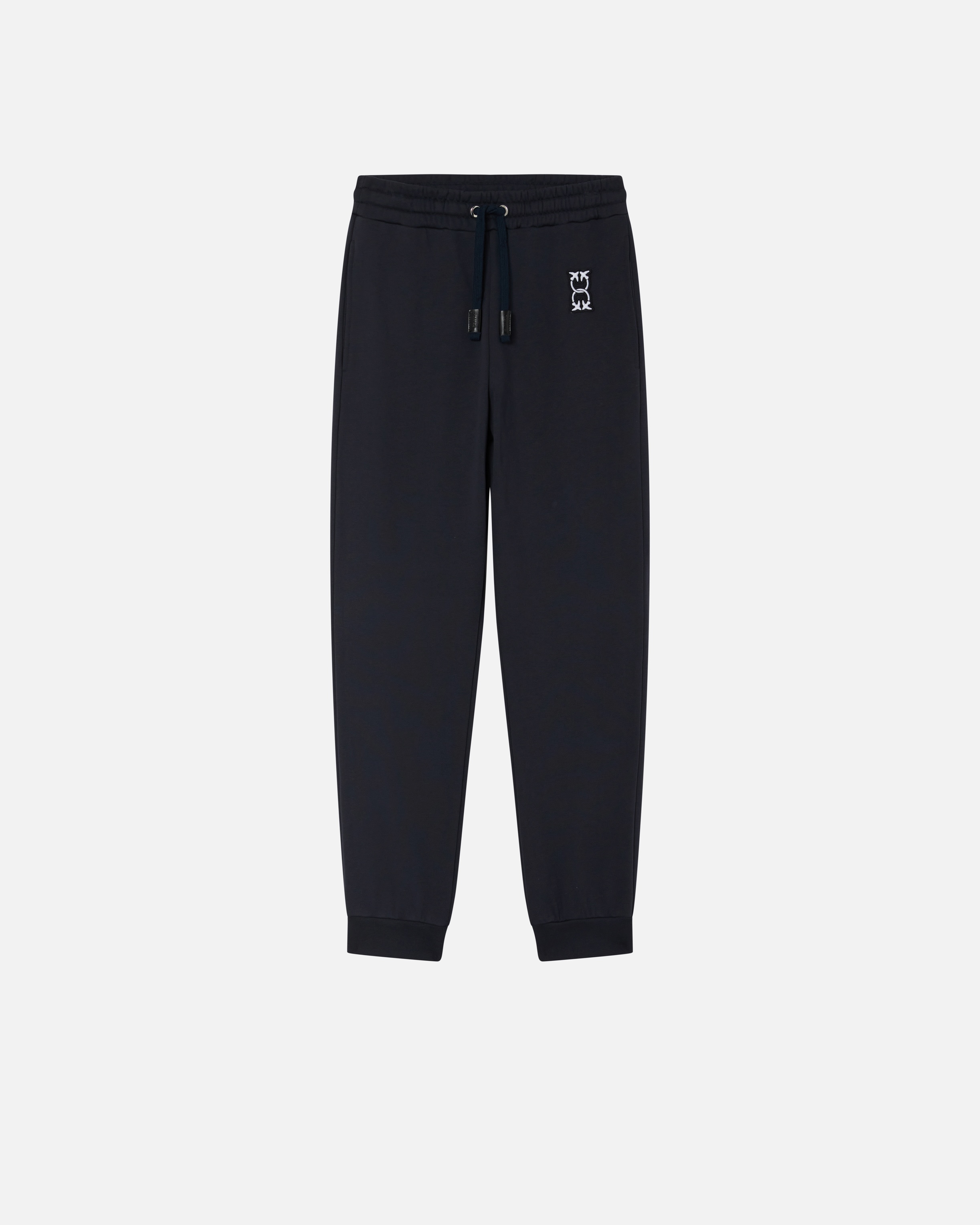 SPORTY JOGGERS WITH LOGO PATCH - 1