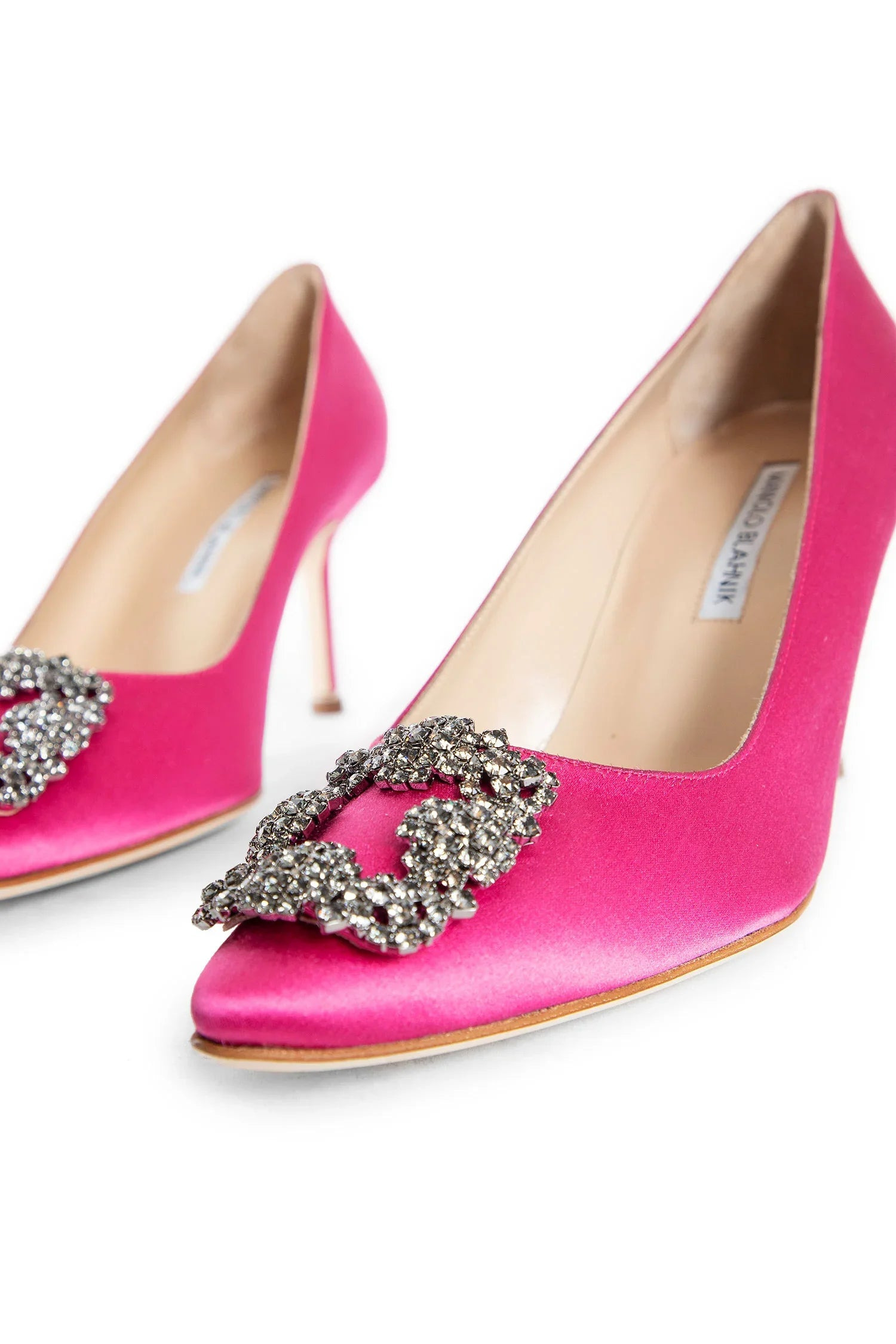 Hangisi-Satin-Jewel-Buckle-Pumps - 6