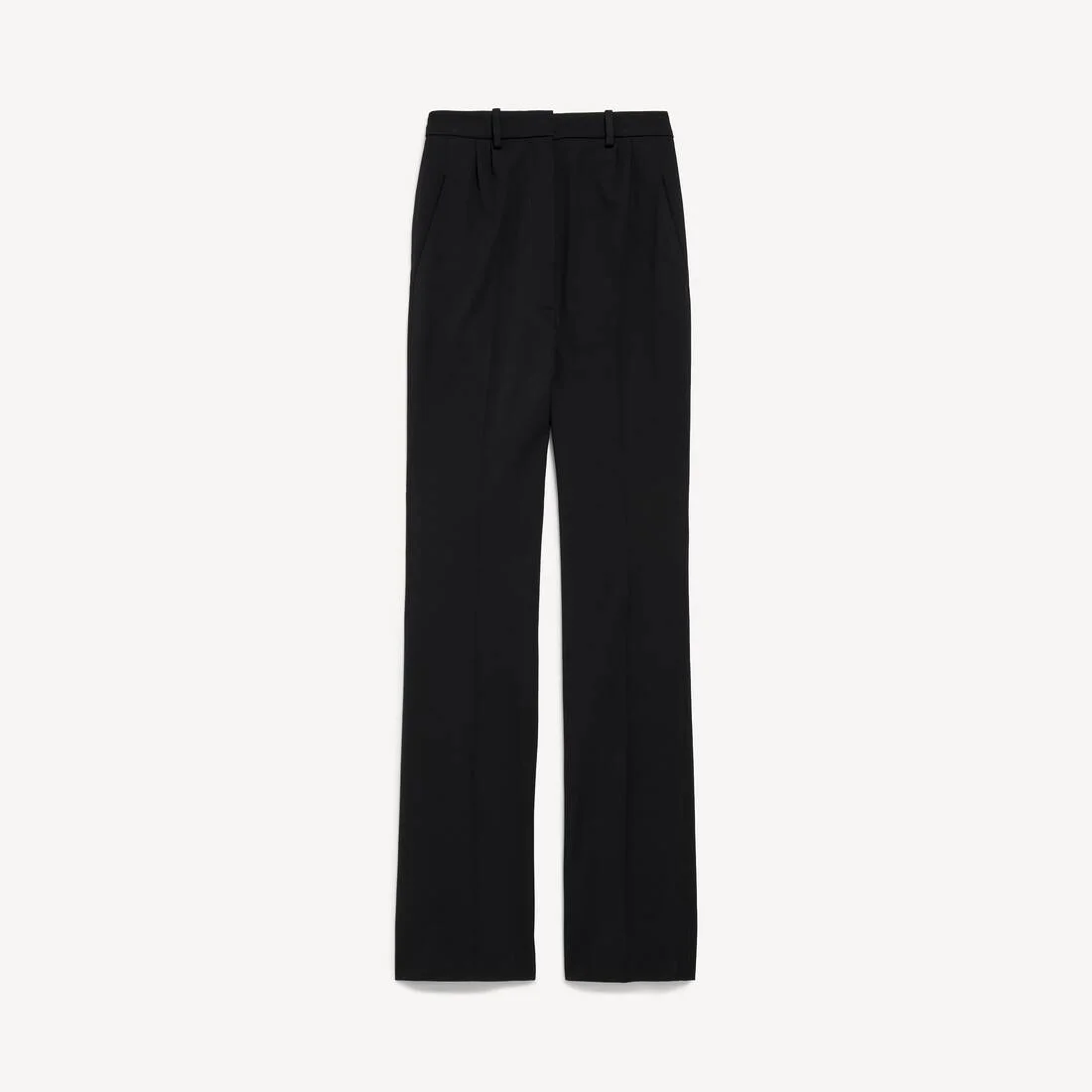 Women's High Waist Slim Pants in Black - 1