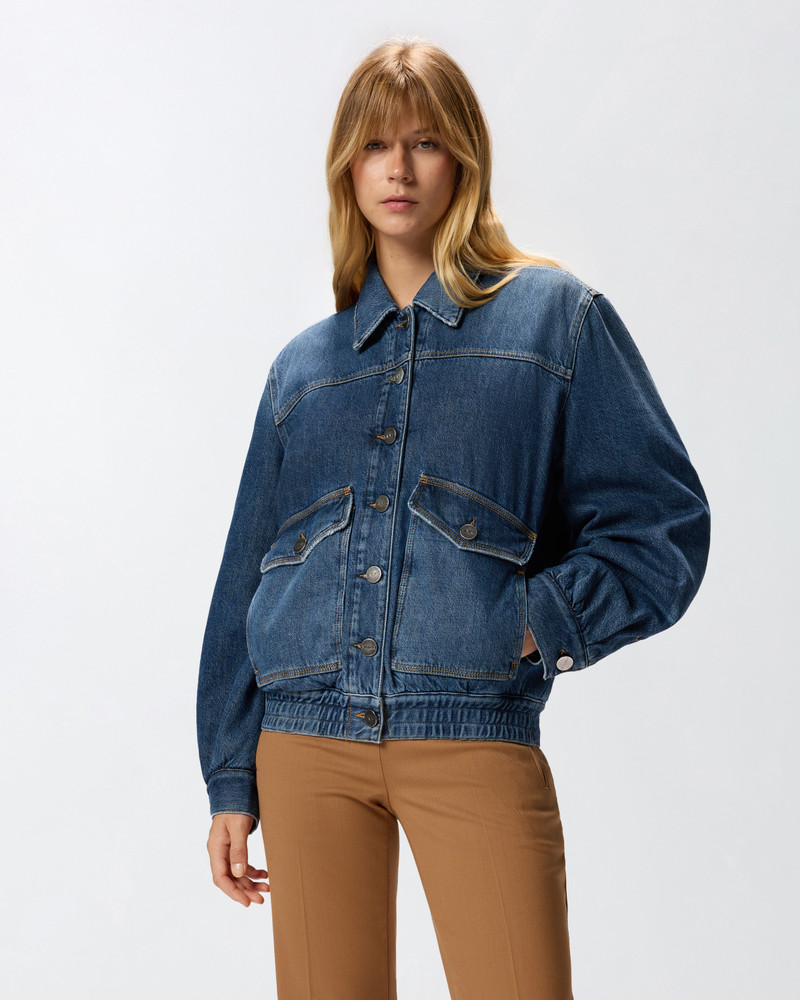 PINKO LINED DENIM JACKET outlook