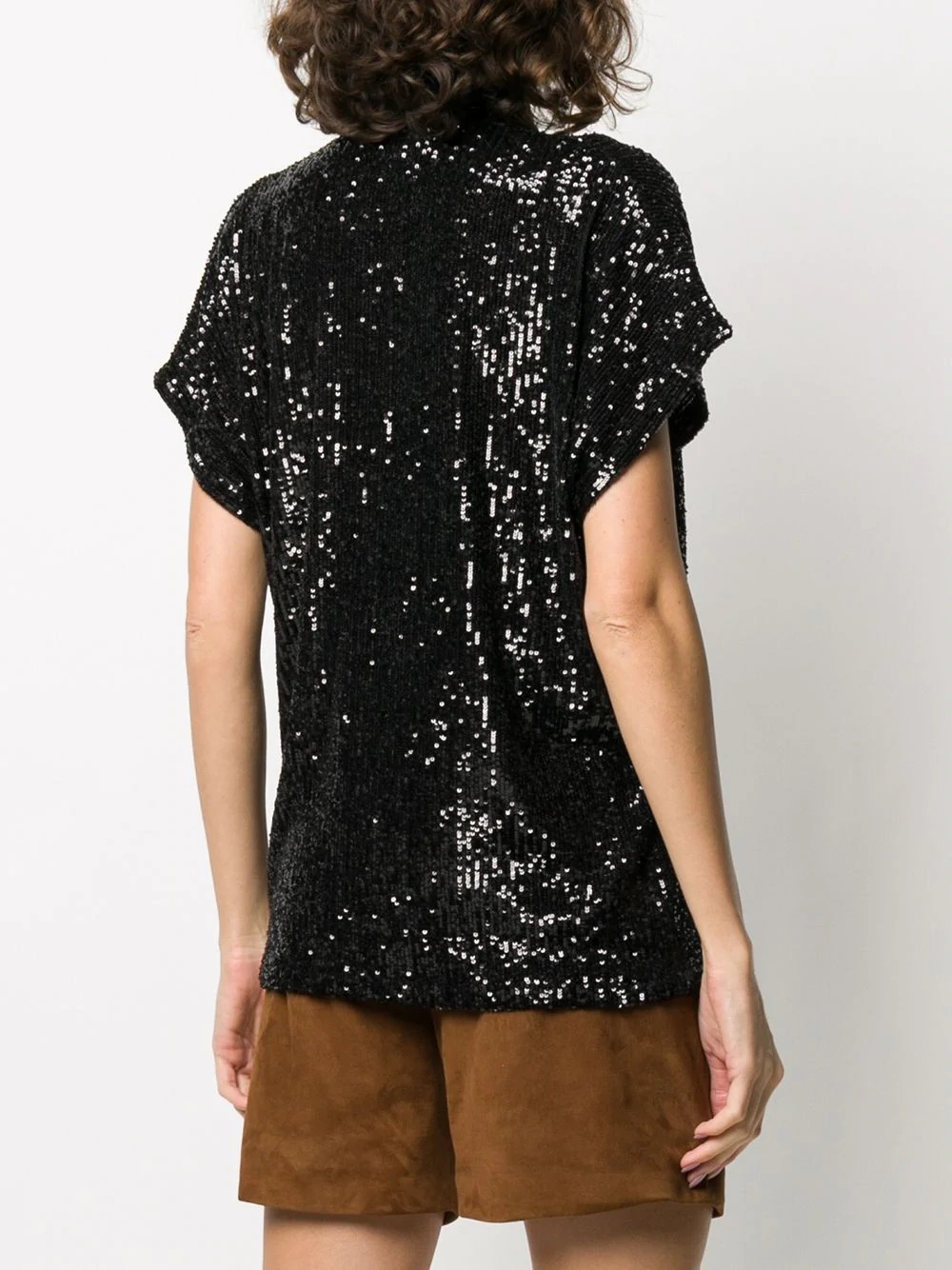 sequinned polo shirt - 4