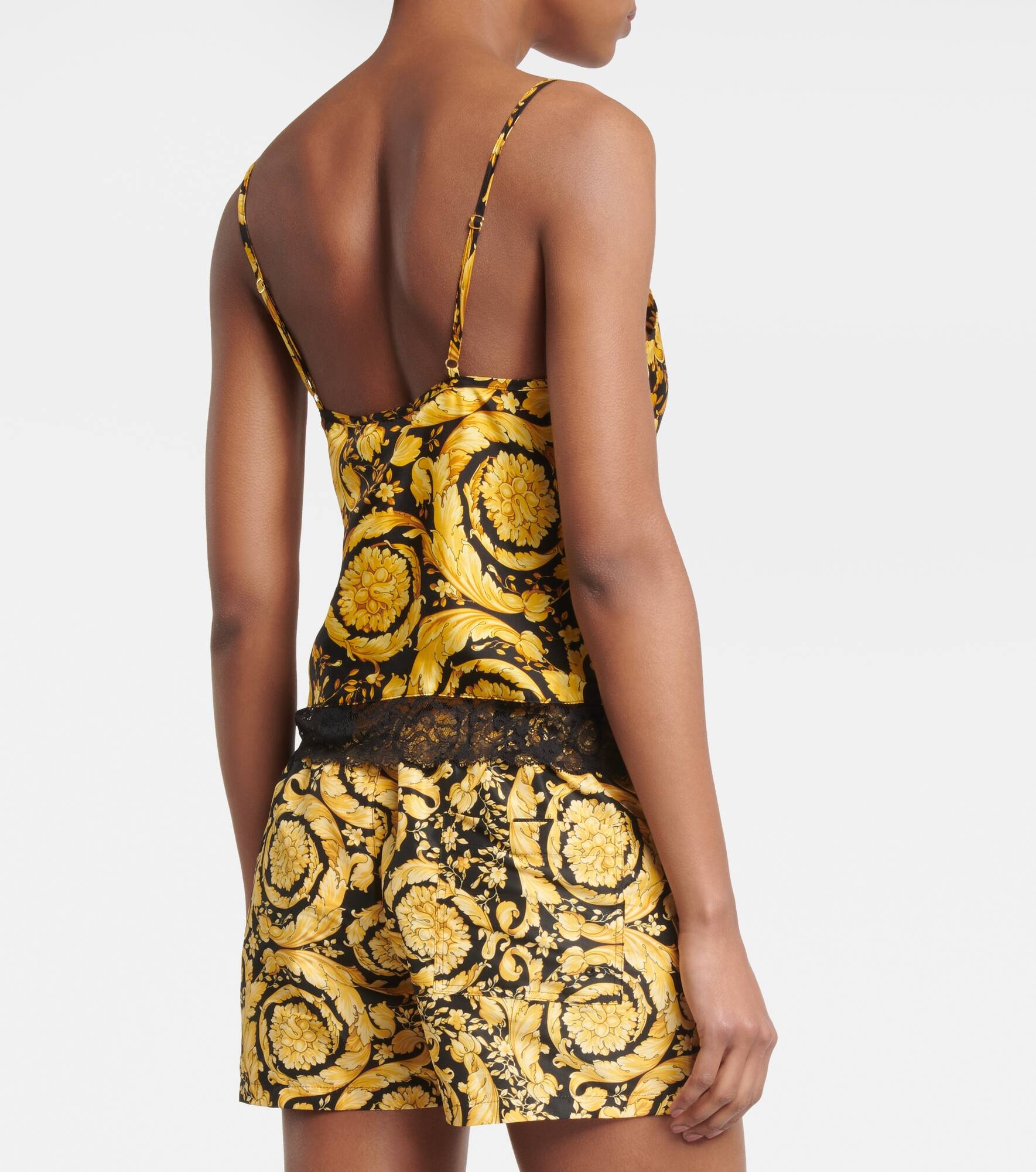 Barocco silk camisole - 3