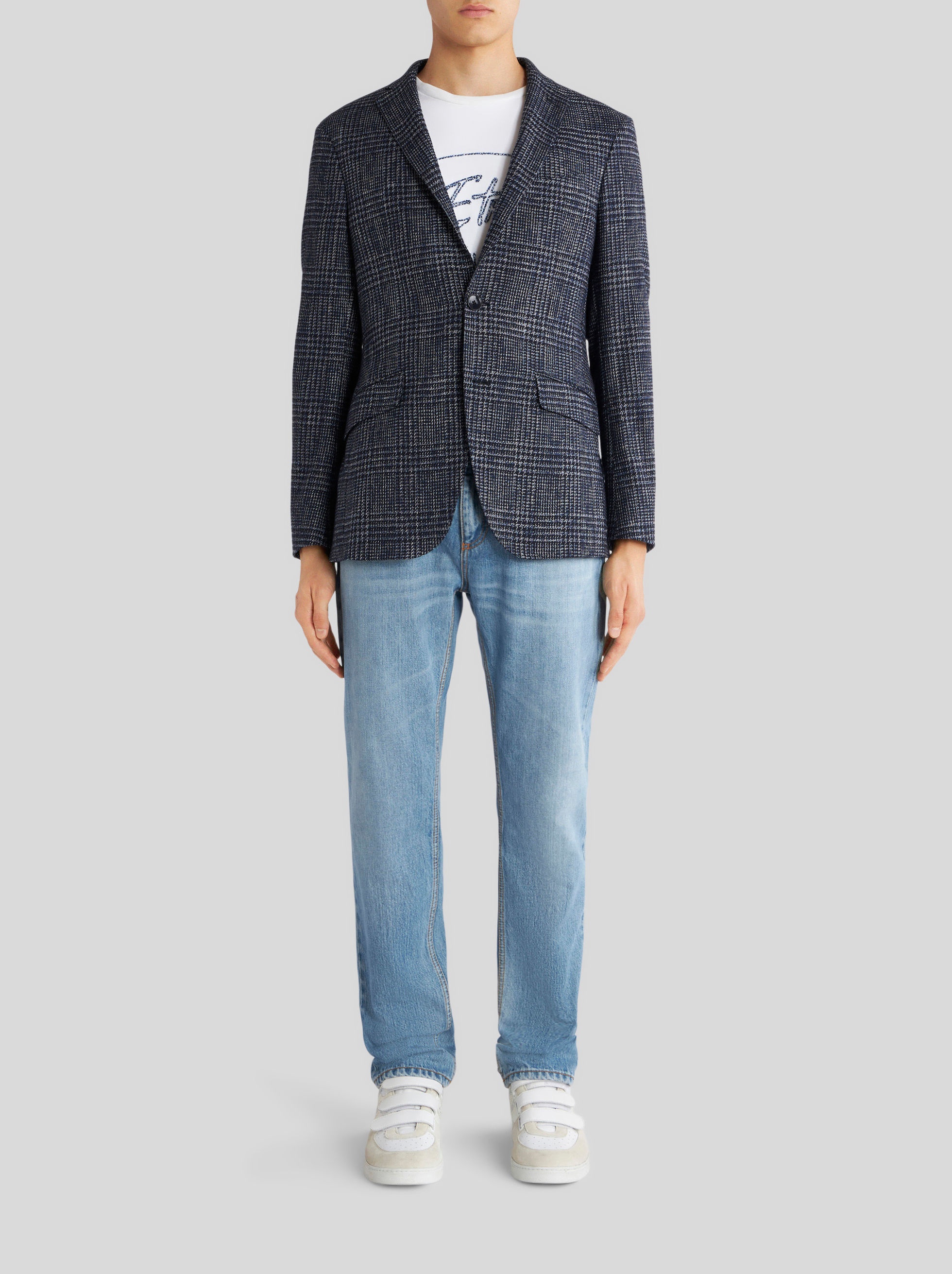 TAILORED CHECK JACKET - 4