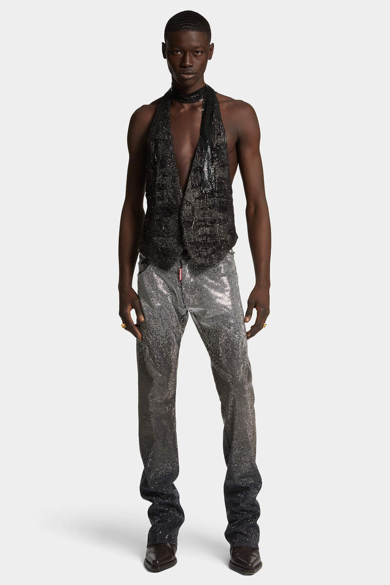 GOLD DISCO WASH VEST 7