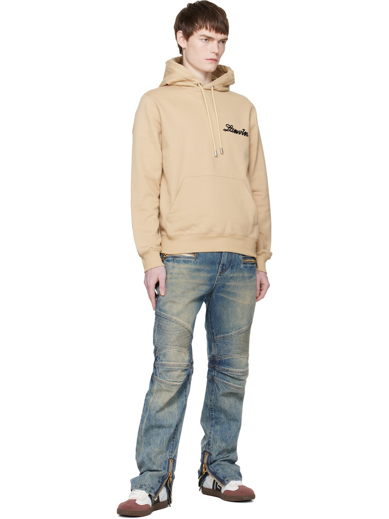 Lanvin Tan 'Lanvin Ribbon' Hoodie outlook