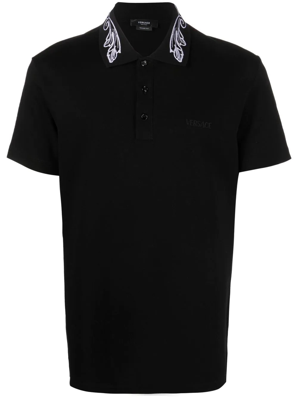 Barocco-embroidered polo shirt - 1