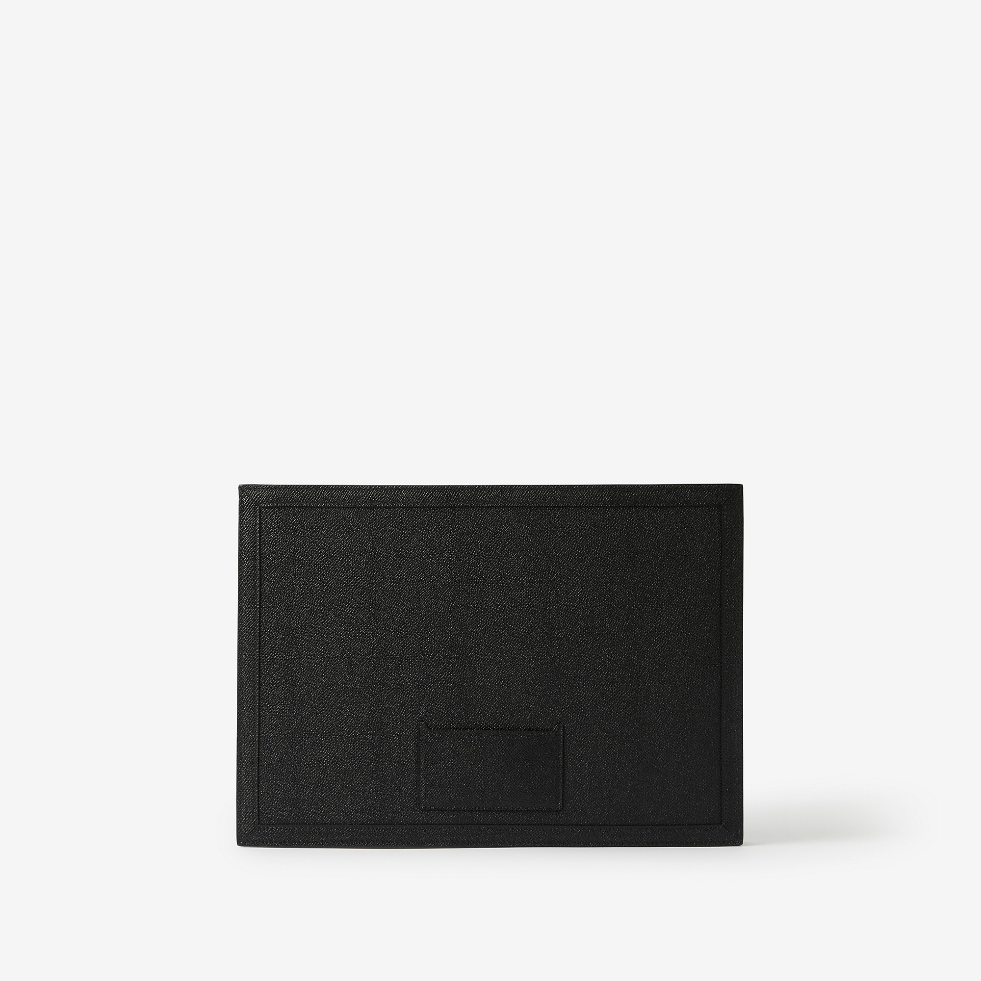 Monogram Motif Grainy Leather Zip Pouch - 3
