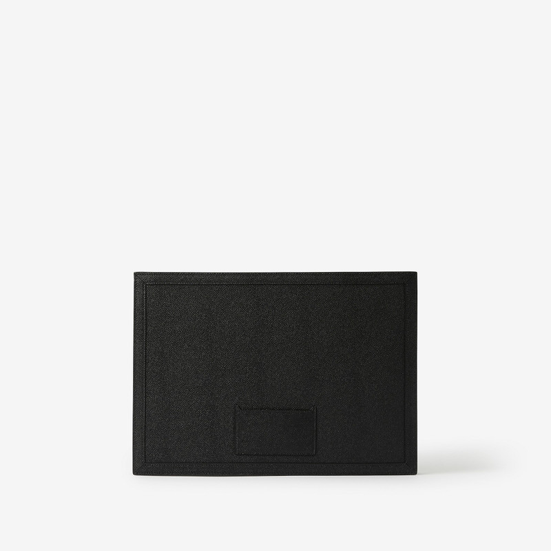 Monogram Motif Grainy Leather Zip Pouch 3