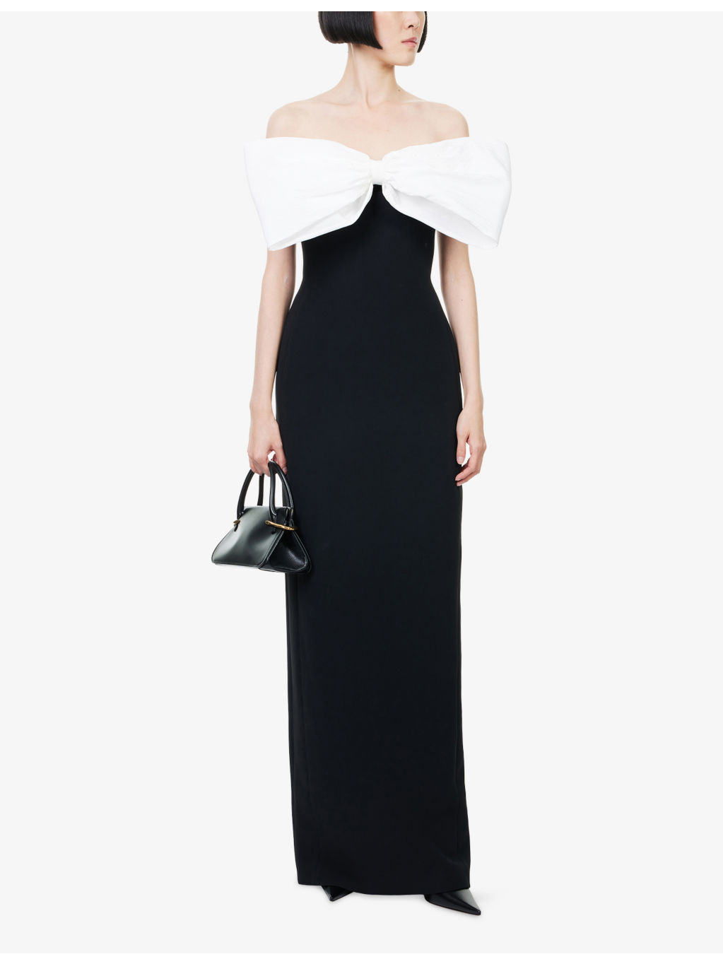 Bow Strapless Woven Maxi Dress - 2