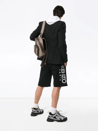 KENZO logo print track shorts outlook