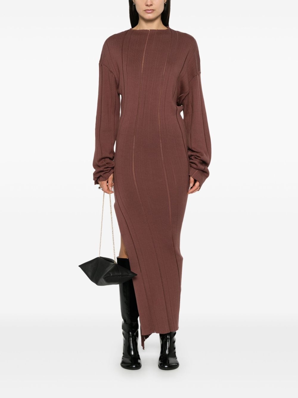 knitted maxi dress - 2