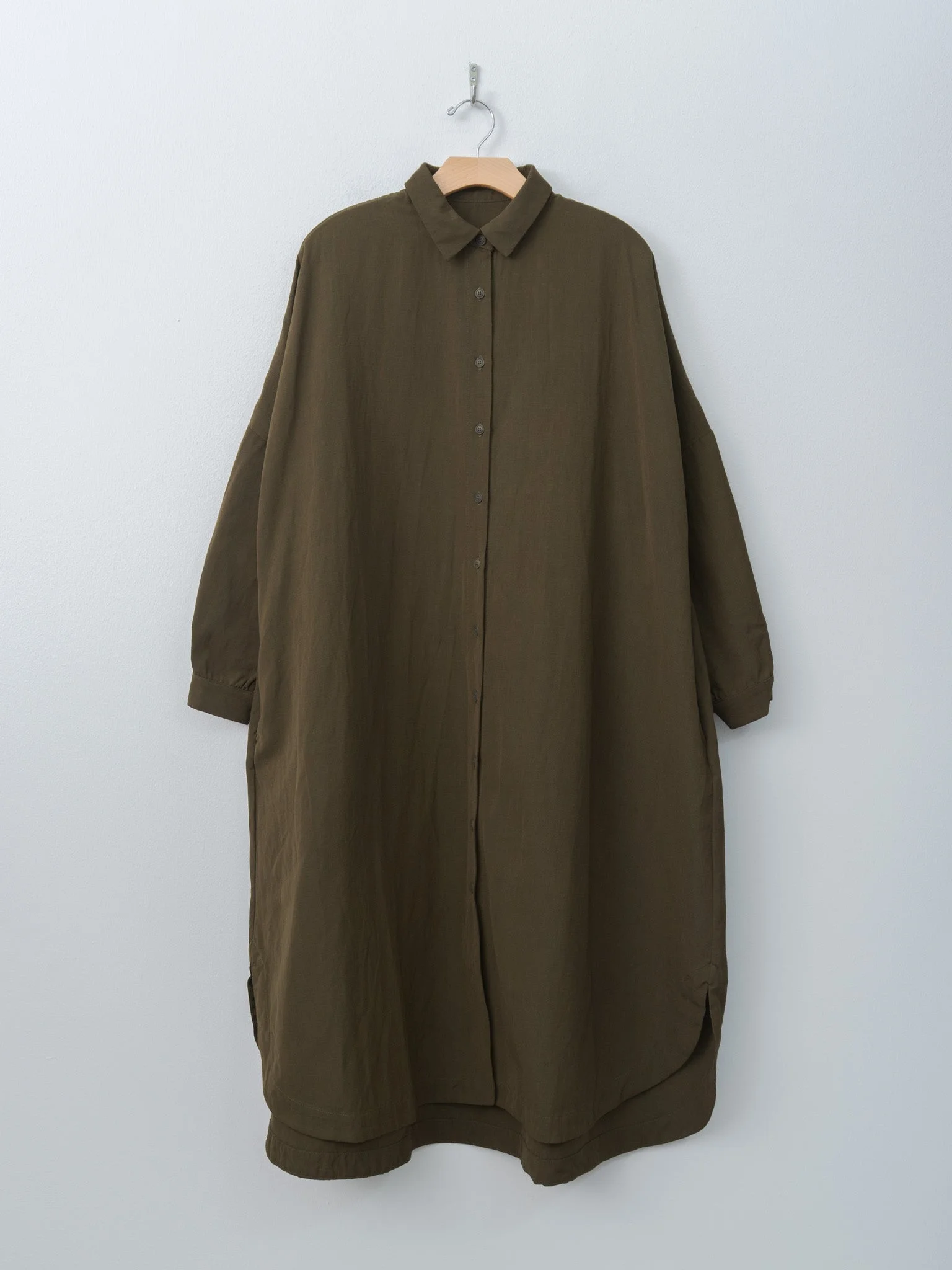 Yuki Dress DRY WOOL - Khaki - 1