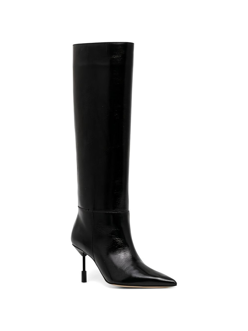 MSGM pointed knee high boots outlook