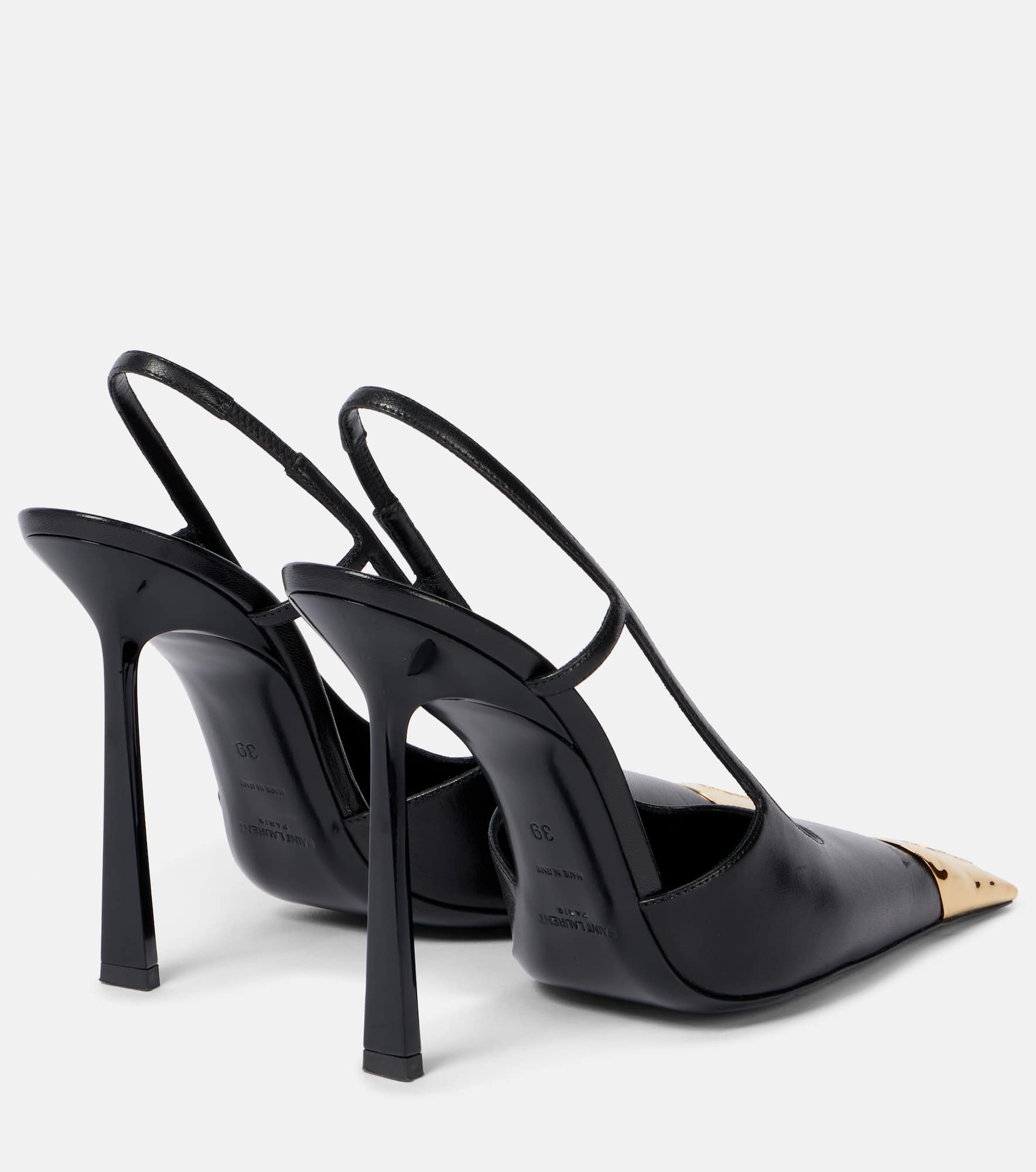Jeanne 110 leather slingback pumps - 2