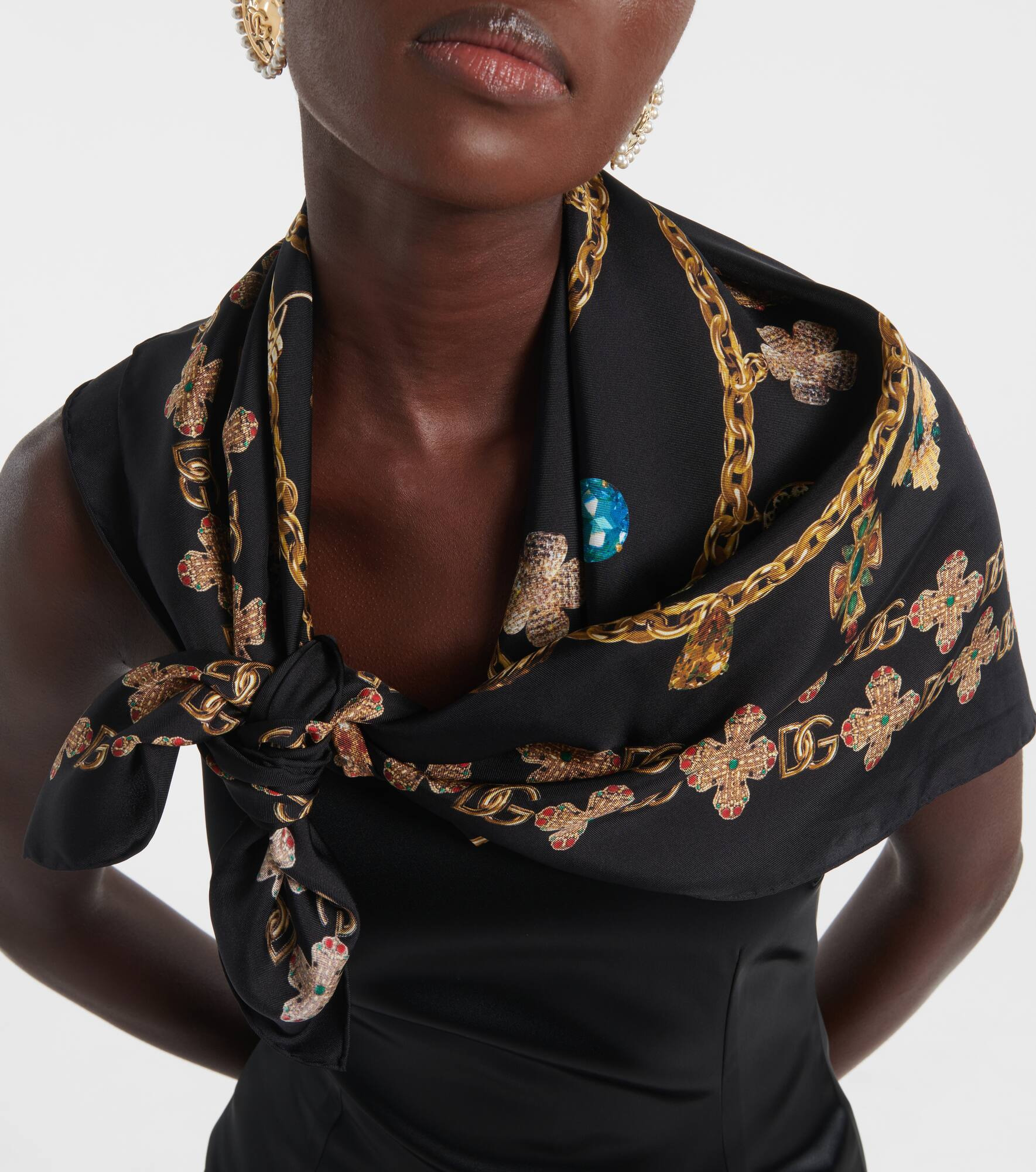 Silk twill scarf - 2