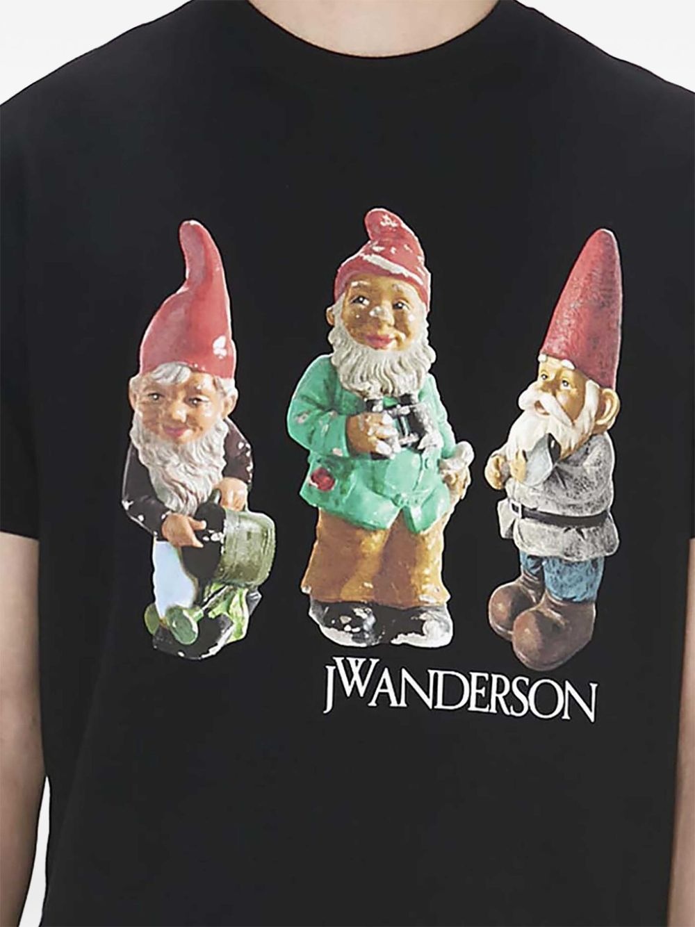 Gnome Trio-print cotton T-shirt - 5