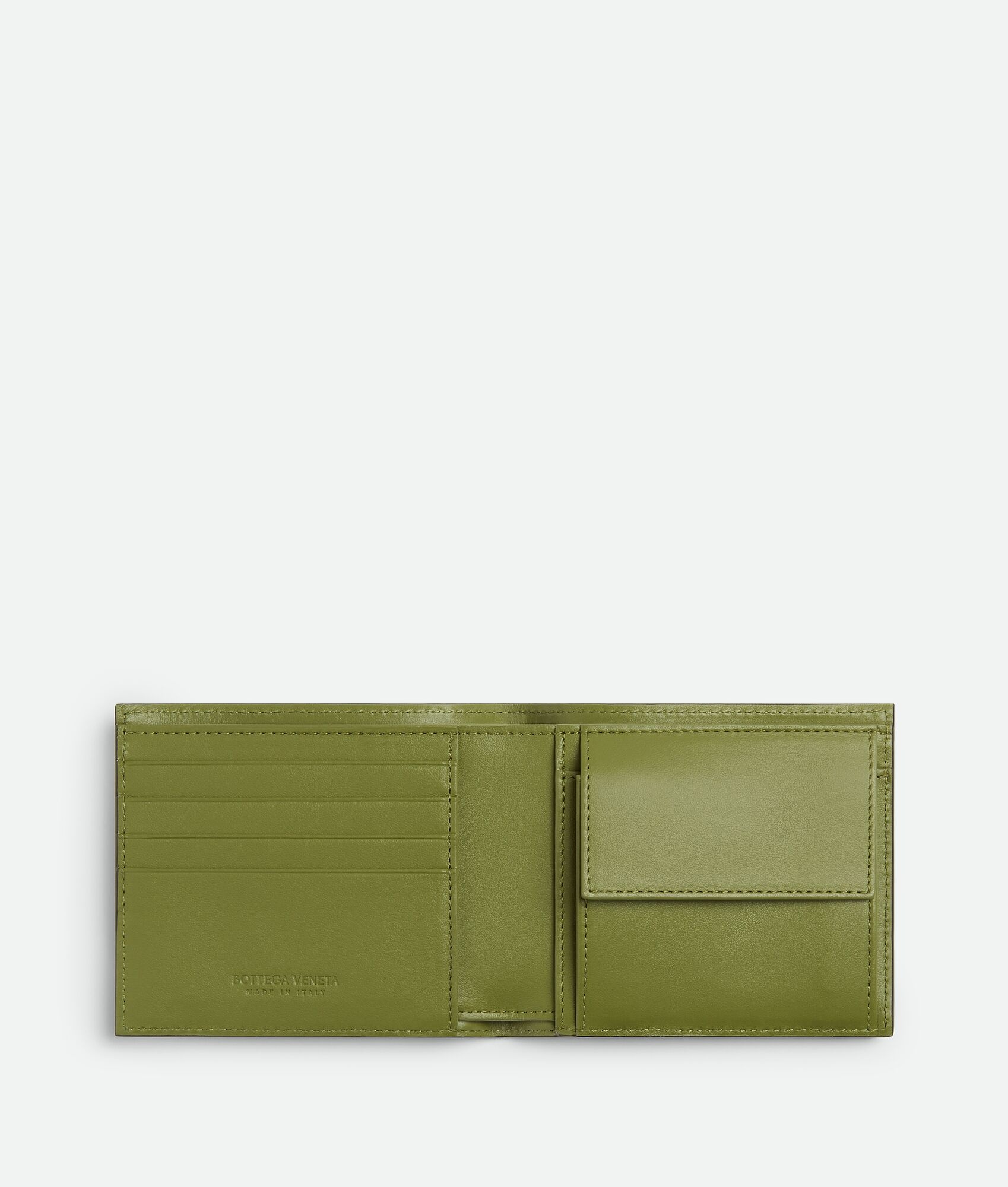Intrecciato Bi-Fold Wallet With Coin Purse - 2