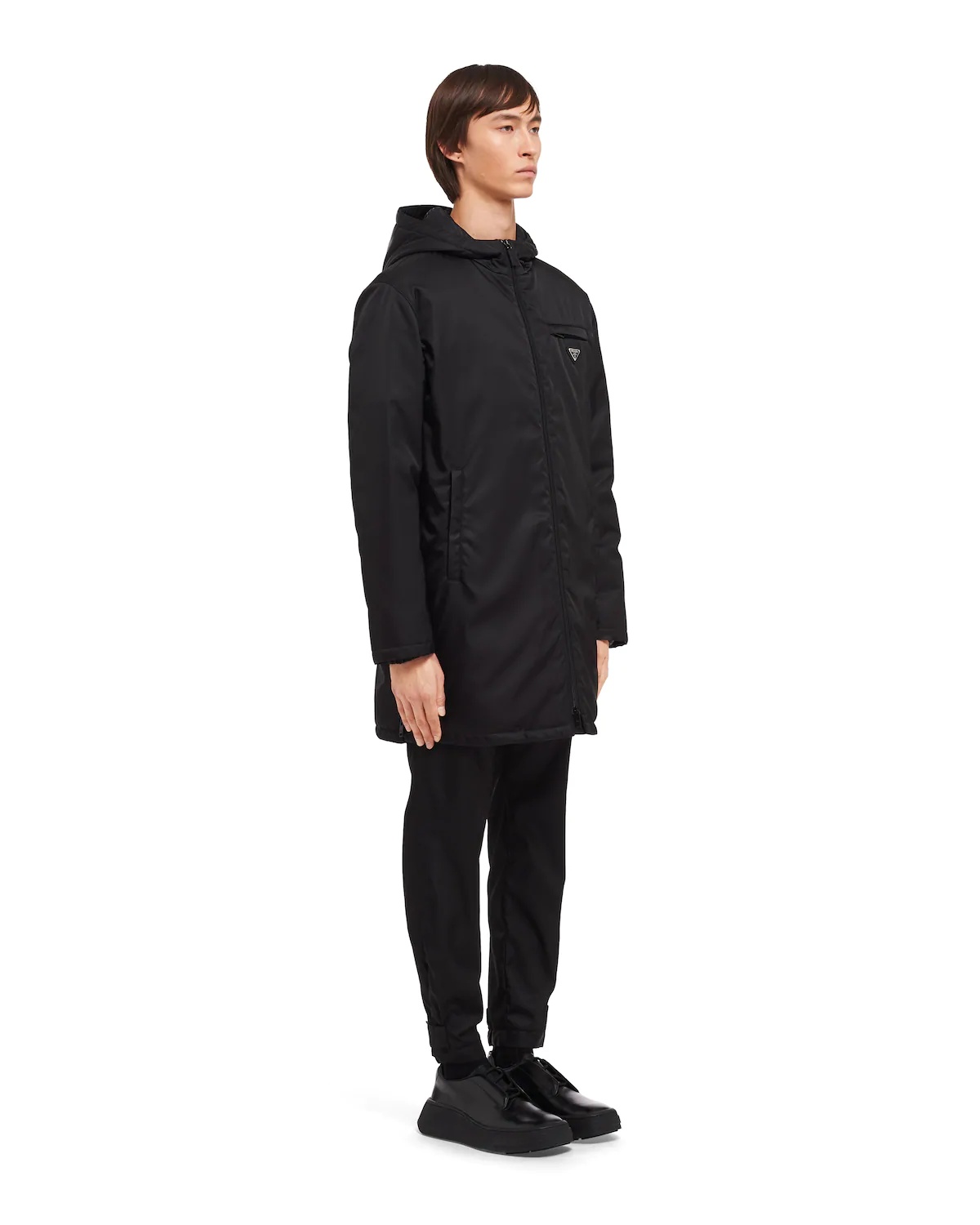 Re-Nylon gabardine puffer coat - 3