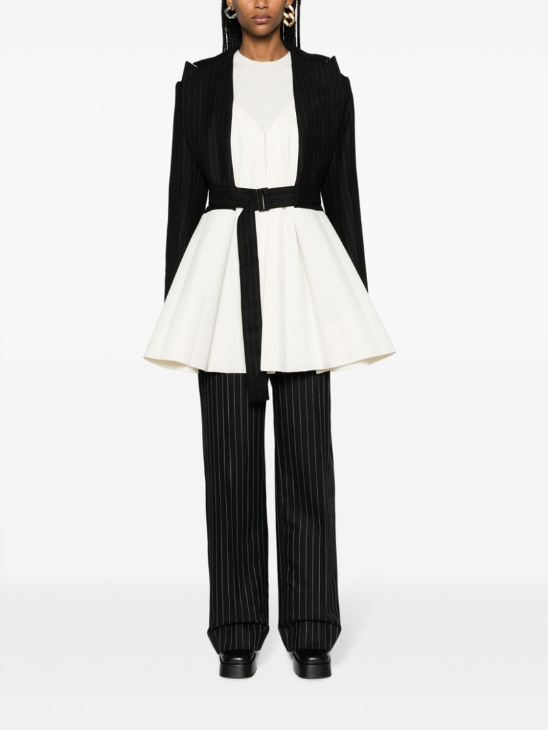 sacai Suiting Bonding layered blazer outlook