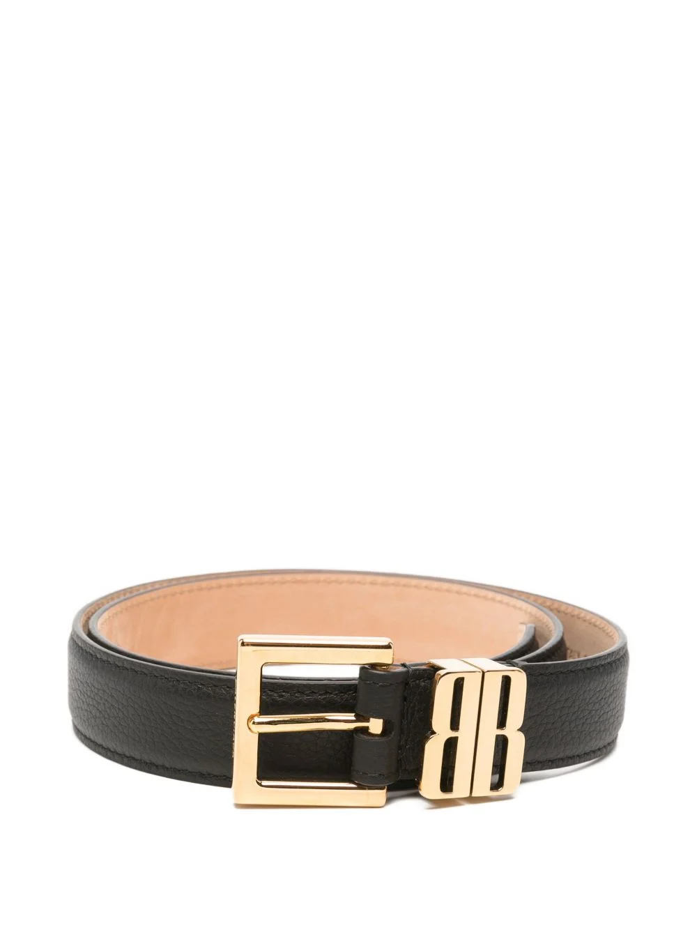 BB Edit grained leather belt - 1
